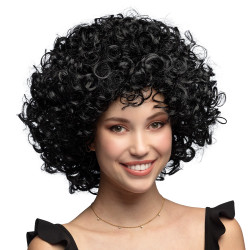 Dámská paruka černá kudrnatá Candice